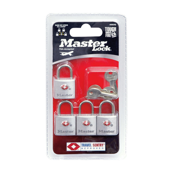 Master Lock Luggage Lock22Mm Pk4 4683Q